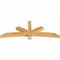 Ekena Millwork Alberta Rough Sawn Timber Gable Bracket, Western Red Cedar, 72"W x 27"H x 4"D x 4"F, 9/12 Pitch GBW072X27X0404ALB00RWR - alternate 5